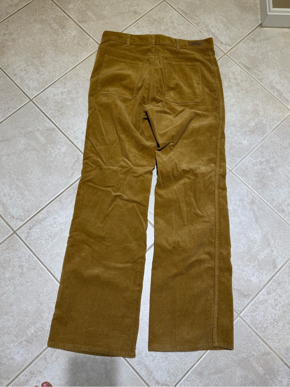 Polo Ralph Lauren Women’s Corduroy Flared Pants in Camel/Tan Shade